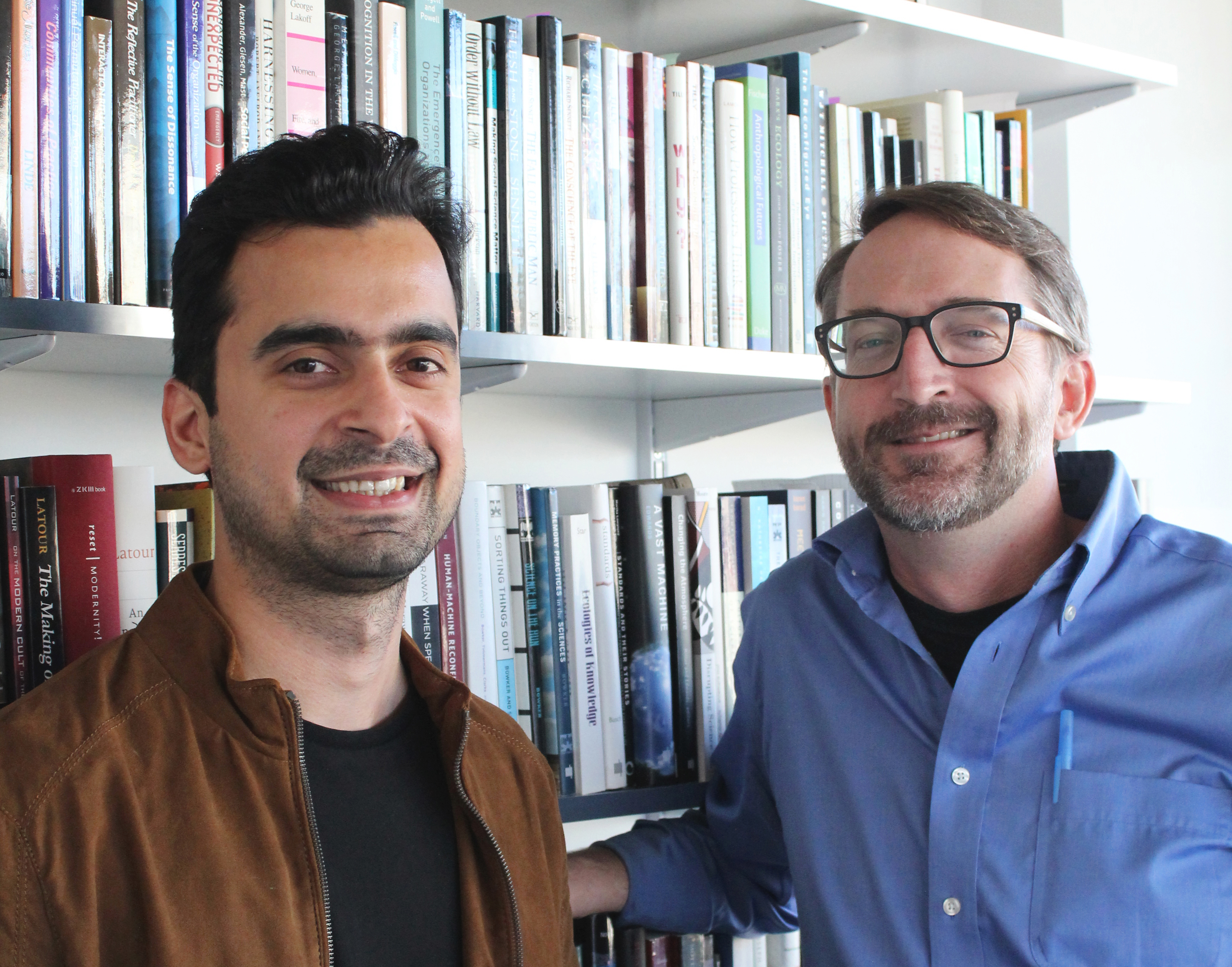 Samir Passi (left), doctoral student in Cornell's department of Information Science, and Steve Jackson, associate professor of Information Science, co-authored a forthcoming paper that examines how we navigate uncertainties within applied data science. Samir Passi (left), a doctoral candidate in Cornell's department of Information Science, and Steve Jackson, associate professor of Information Science, co-authored a forthcoming paper that examines how we navigate uncertainties within applied data science.